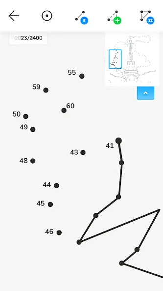 Dot to Dot : Connect the Dots (Мод Без рекламы и все уровни открыты) — скриншот 1 Dot to Dot : Connect the Dots (Мод Без рекламы и все уровни открыты) — скриншот 1