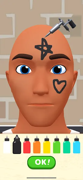 Dream Tattoo MOD APK — Безлимитные деньги и все татуировки — скриншот 4