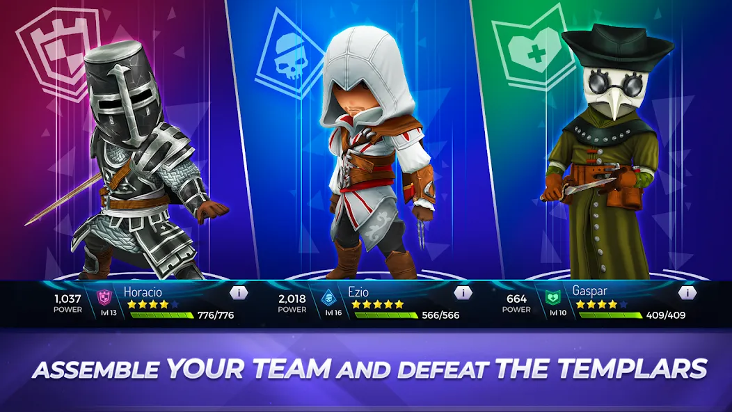 Скачать Assassin’s Creed Rebellion MOD APK — Безлимитные деньги и ресурсы — скриншот 2