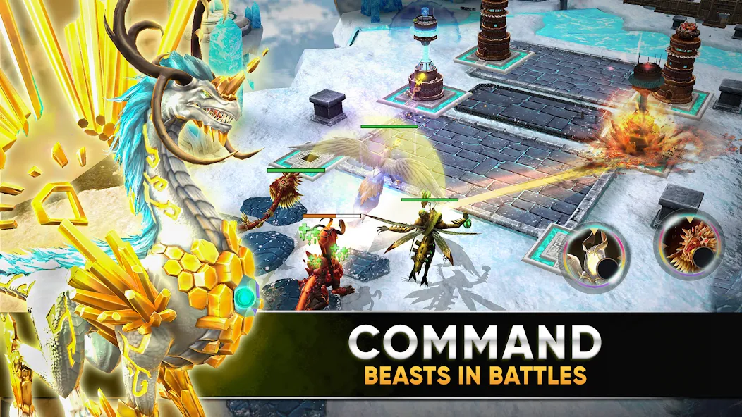 Скачать Clash of Beasts: Tower Defense на Андроид — Безлимитные ресурсы и усиленные башни — скриншот 2 Скачать Clash of Beasts: Tower Defense на Андроид — Безлимитные ресурсы и усиленные башни — скриншот 2