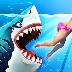 Скачать Hungry Shark World на Андроид — Безлимитные монеты и бриллианты