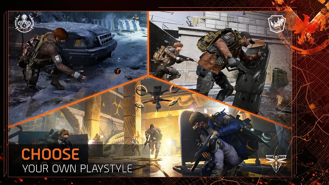 Скачать The Division Resurgence на Android — Безлимитные ресурсы и улучшенное снаряжение — скриншот 3