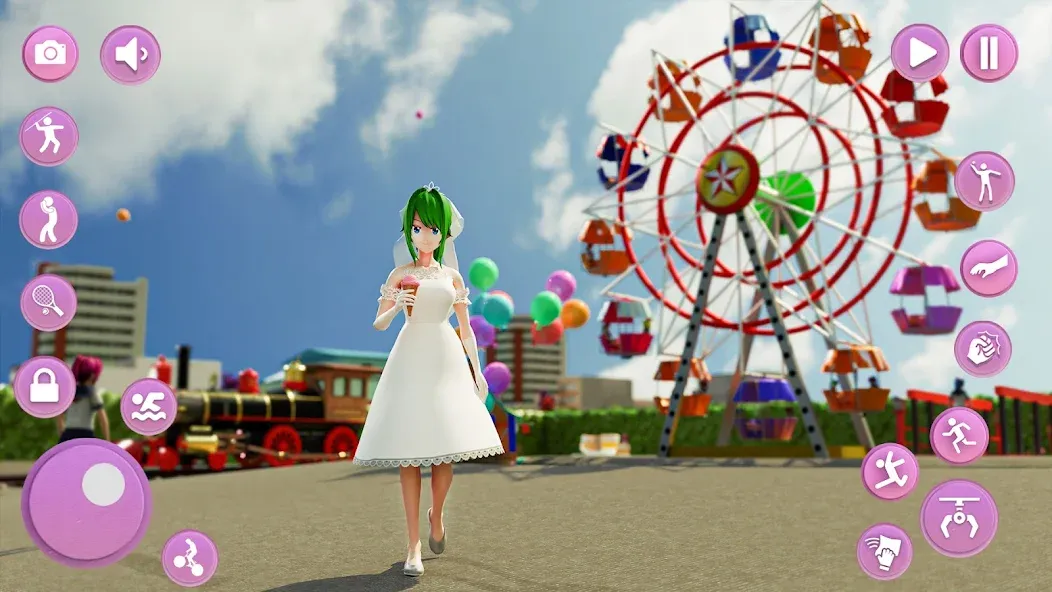 Anime School Girl Simulator 3D MOD APK — Безлимитные деньги и всё открыто — скриншот 1