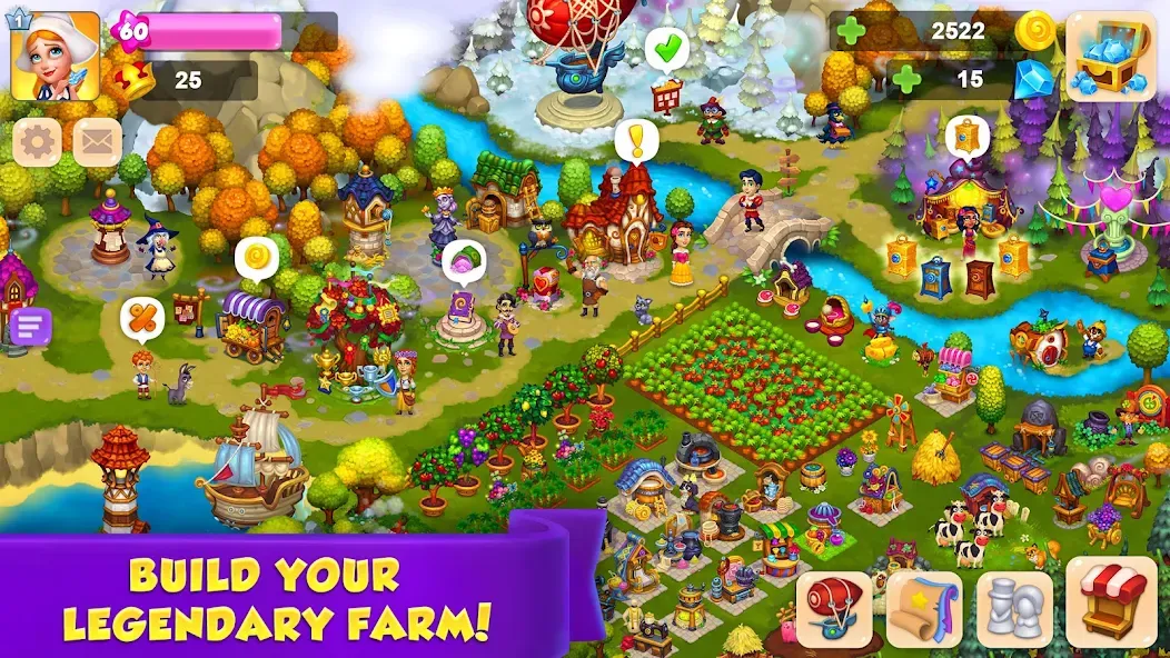 Скачать Royal Farm — Модификация Безлимитные монеты и ресурсы — скриншот 1