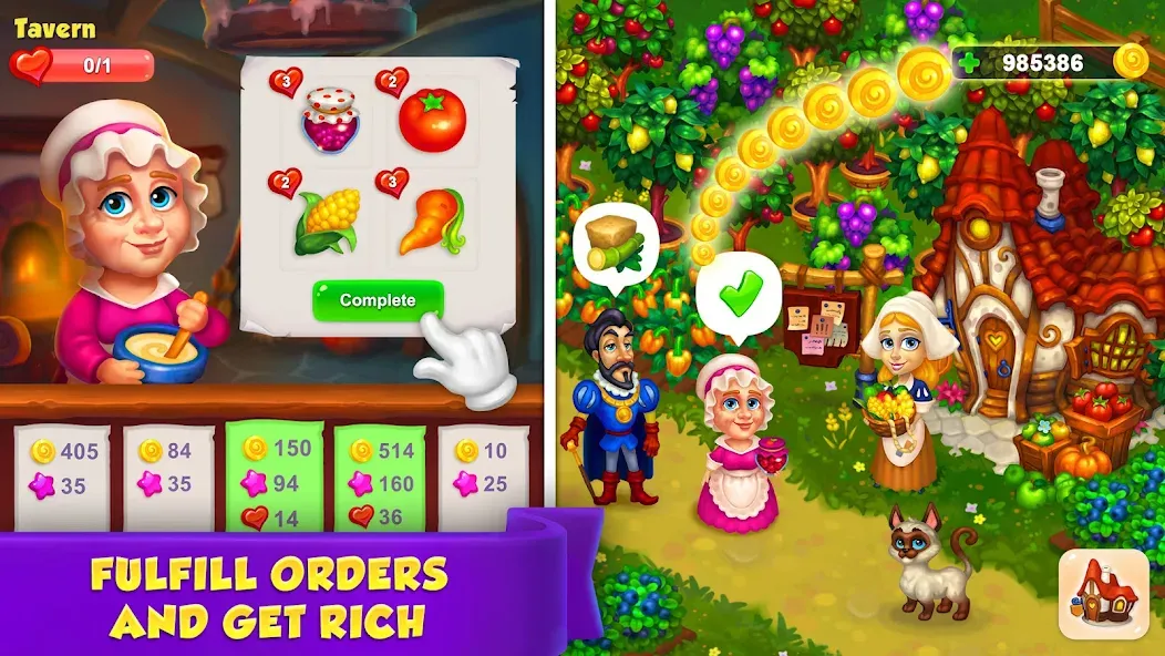 Скачать Royal Farm — Модификация Безлимитные монеты и ресурсы — скриншот 3