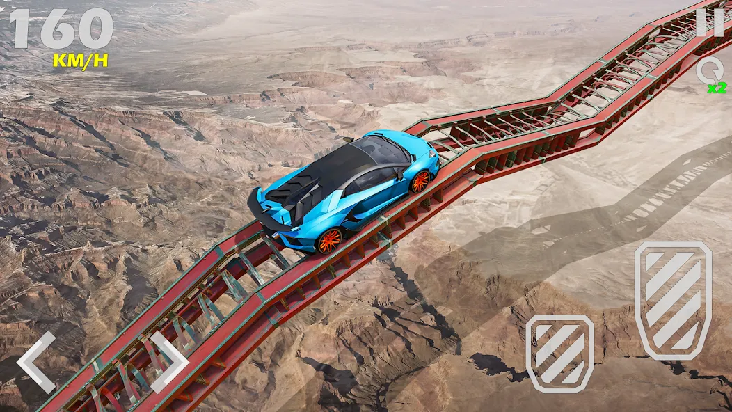 Взломанная Mega Ramp Car Games Car Stunts на Андроид — Безлимитные деньги и все машины — скриншот 5