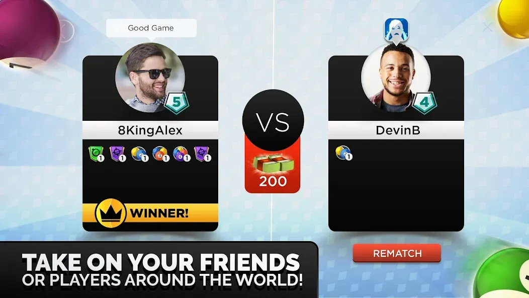 Скачать Kings of Pool - Online 8 Ball — Последняя версия (Безлимитные монеты и открыты все кии) — скриншот 3