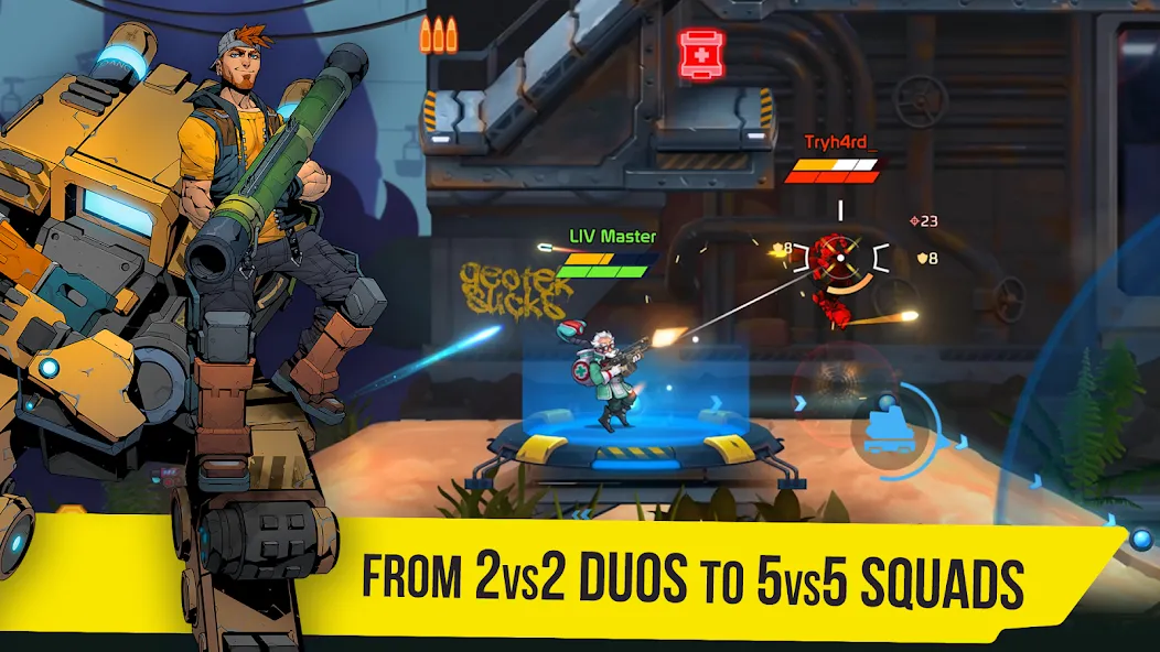Скачать SquadBlast — Безлимитные ресурсы и улучшенное оружие — скриншот 2