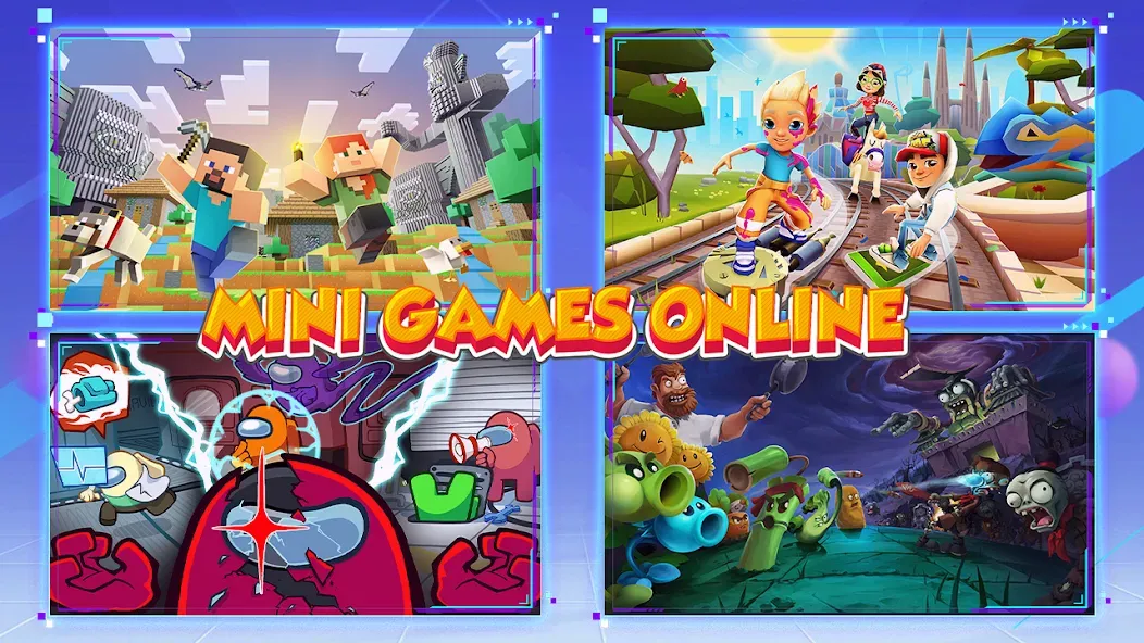 Скачать взлом Mini Games Online на Андроид — Без рекламы, открыты все мини-игры — скриншот 2