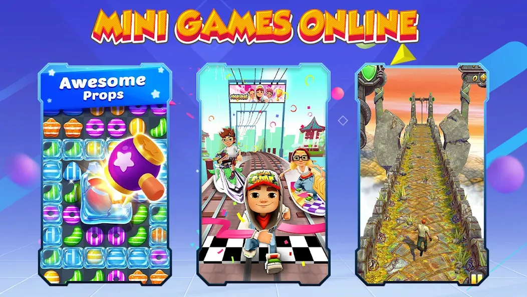 Скачать взлом Mini Games Online на Андроид — Без рекламы, открыты все мини-игры — скриншот 4