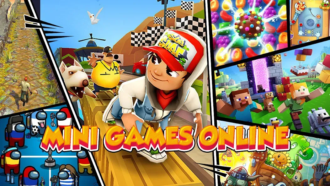 Скачать взлом Mini Games Online на Андроид — Без рекламы, открыты все мини-игры — скриншот 5