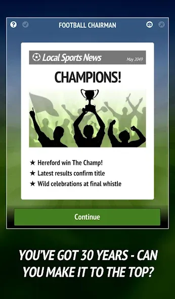 Скачать взломанную Football Chairman (Soccer] — Безлимитные деньги и премиум — скриншот 5