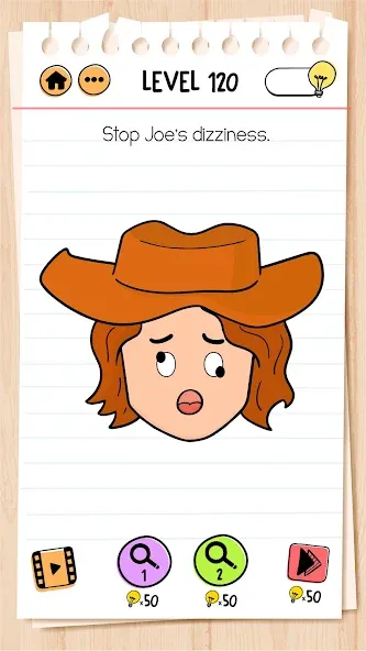 Brain Test 2: Tricky Stories MOD APK на Android — Безлимитные подсказки и открыты все уровни — скриншот 4