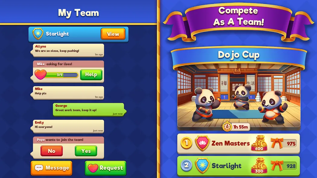 Скачать Zen Life: Tile Match Games с модом — Безлимитные подсказки и жизни — скриншот 4
