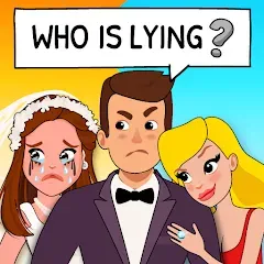 Взломанная Who is? Brain Teaser & Riddles на Андроид — Открыты все уровни и подсказки