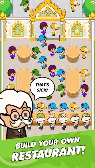Food Fever: Restaurant Tycoon (Мод Безлимитные деньги и алмазы) — скриншот 2