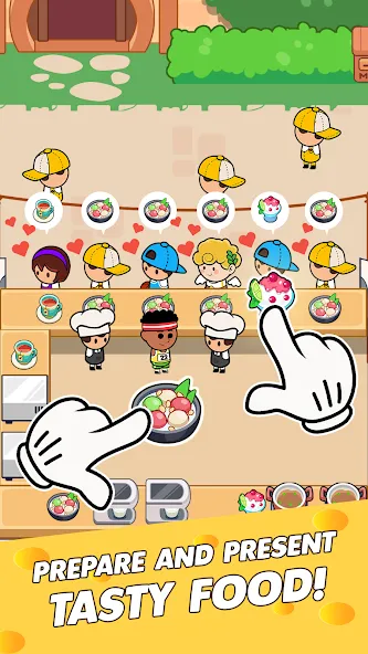 Food Fever: Restaurant Tycoon (Мод Безлимитные деньги и алмазы) — скриншот 3