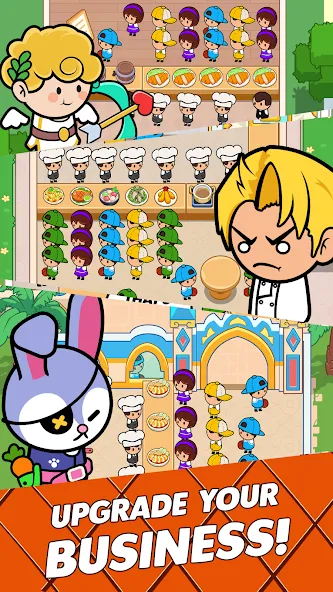 Food Fever: Restaurant Tycoon (Мод Безлимитные деньги и алмазы) — скриншот 4