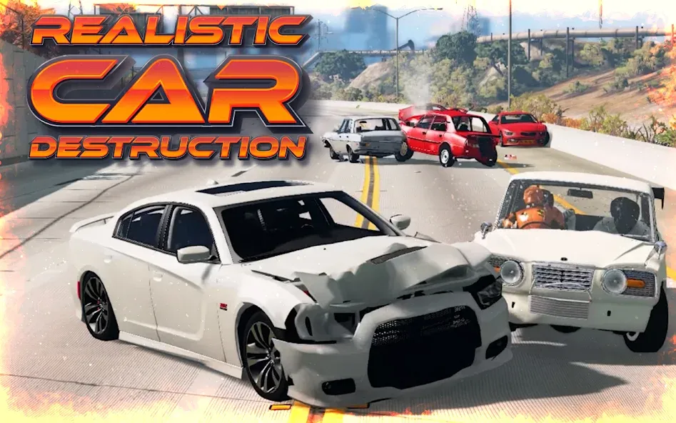 Взлом Highway Crash Car Race — Безлимитные деньги и все машины — скриншот 5