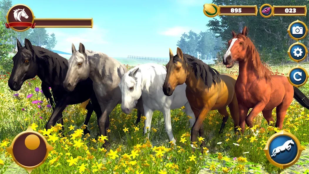Virtual Horse Family Simulator — Бесконечные деньги и ресурсы — скриншот 2