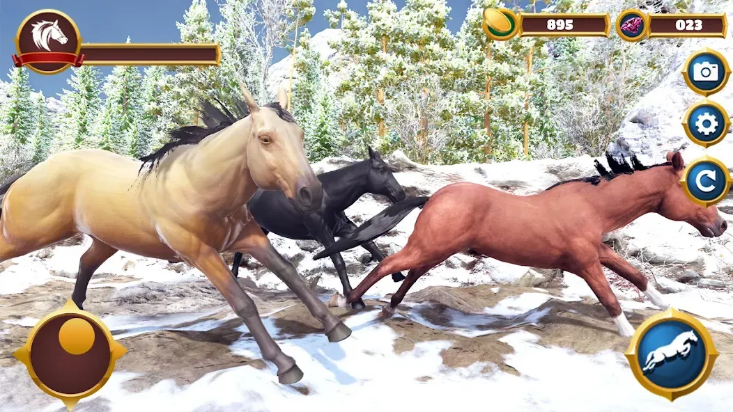 Virtual Horse Family Simulator — Бесконечные деньги и ресурсы — скриншот 3