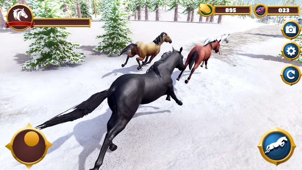 Virtual Horse Family Simulator — Бесконечные деньги и ресурсы — скриншот 4