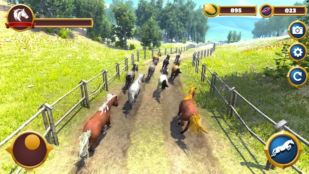 Virtual Horse Family Simulator — Бесконечные деньги и ресурсы — скриншот 5