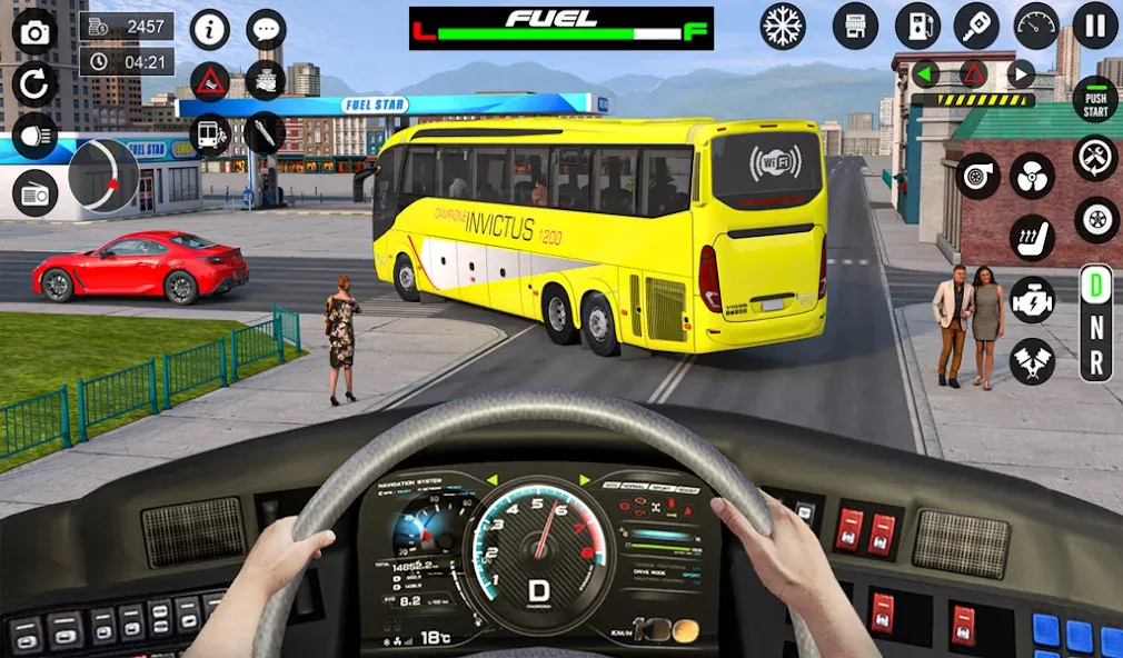 Взломанная Bus Simulator 3D: Bus Games на Андроид — Безлимитные деньги и топливо — скриншот 2