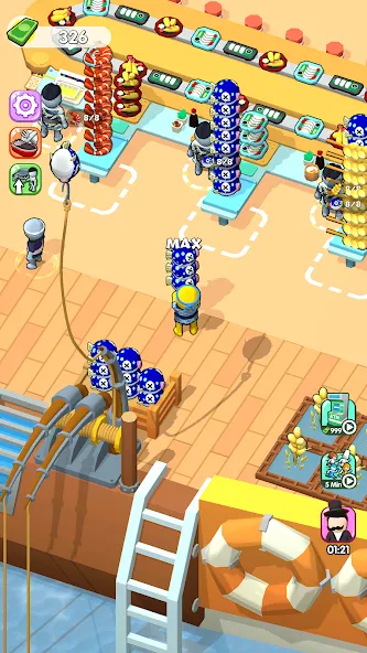 Sea Restaurant - Travel Tycoon MOD — Безлимитные деньги и ресурсы на Андроид — скриншот 1 Sea Restaurant - Travel Tycoon MOD — Безлимитные деньги и ресурсы на Андроид — скриншот 1
