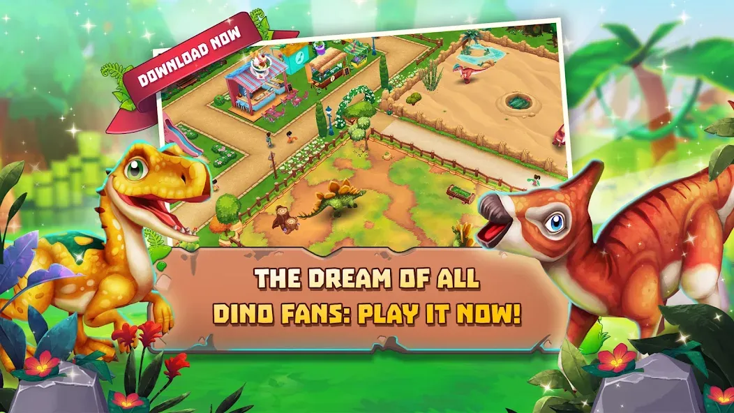 Dinosaur Park – Primeval Zoo MOD — Безлимитные деньги и ресурсы на Андроид — скриншот 4