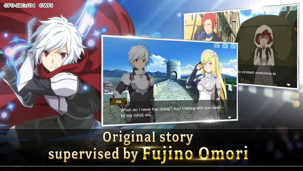 Скачать DanMachi - MEMORIA FREESE — Последняя версия (Безлимитные деньги и премиум-валюта) — скриншот 2 Скачать DanMachi - MEMORIA FREESE — Последняя версия (Безлимитные деньги и премиум-валюта) — скриншот 2