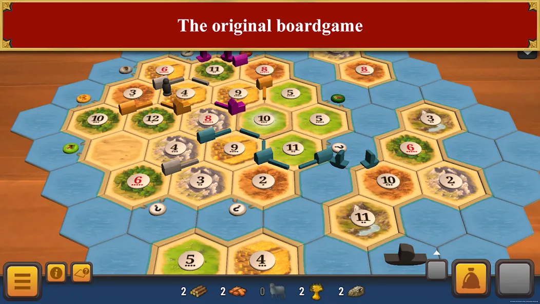 Catan Universe (Мод Безлимитные ресурсы и разблокированы карты) — скриншот 2