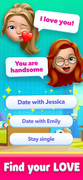 Скачать взломанную Story Life Simulator: Idle Sim — Безлимитные деньги и всё открыто — скриншот 2 Скачать взломанную Story Life Simulator: Idle Sim — Безлимитные деньги и всё открыто — скриншот 2