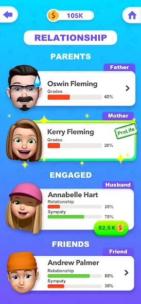 Скачать взломанную Story Life Simulator: Idle Sim — Безлимитные деньги и всё открыто — скриншот 5 Скачать взломанную Story Life Simulator: Idle Sim — Безлимитные деньги и всё открыто — скриншот 5