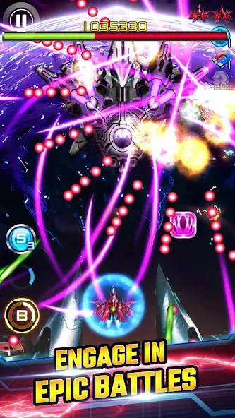 Lightning Fighter 2: Space War (Мод Безлимитные монеты и разблокированы уровни) — скриншот 4 Lightning Fighter 2: Space War (Мод Безлимитные монеты и разблокированы уровни) — скриншот 4