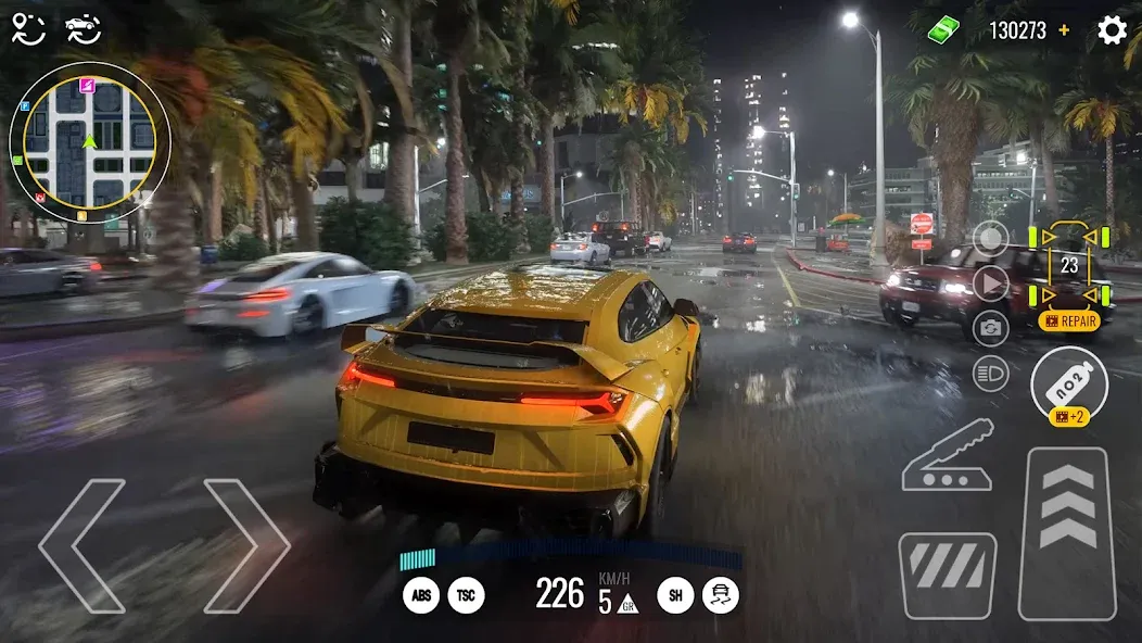 Скачать Driving Real Race City 3D (Мод: Безлимитные деньги и топливо) на Андроид — скриншот 5
