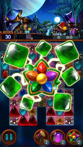 Jewel Galaxy Mod APK Безлимитные монеты и бустеры — Скачать на Андроид — скриншот 1