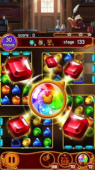Jewel Magic Castle — Безлимитные монеты и жизни — скриншот 1