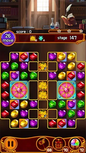 Jewel Magic Castle — Безлимитные монеты и жизни — скриншот 4