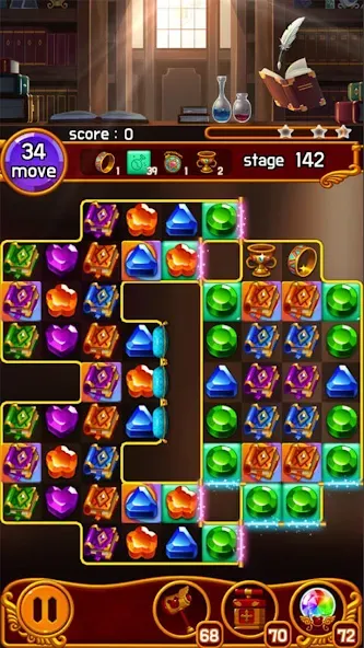 Jewel Magic Castle — Безлимитные монеты и жизни — скриншот 5