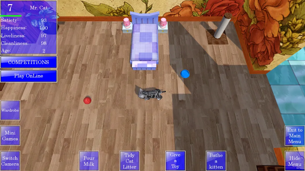 Скачать Cute Pocket Cat 3D — Много монет и все коты открыты — скриншот 1