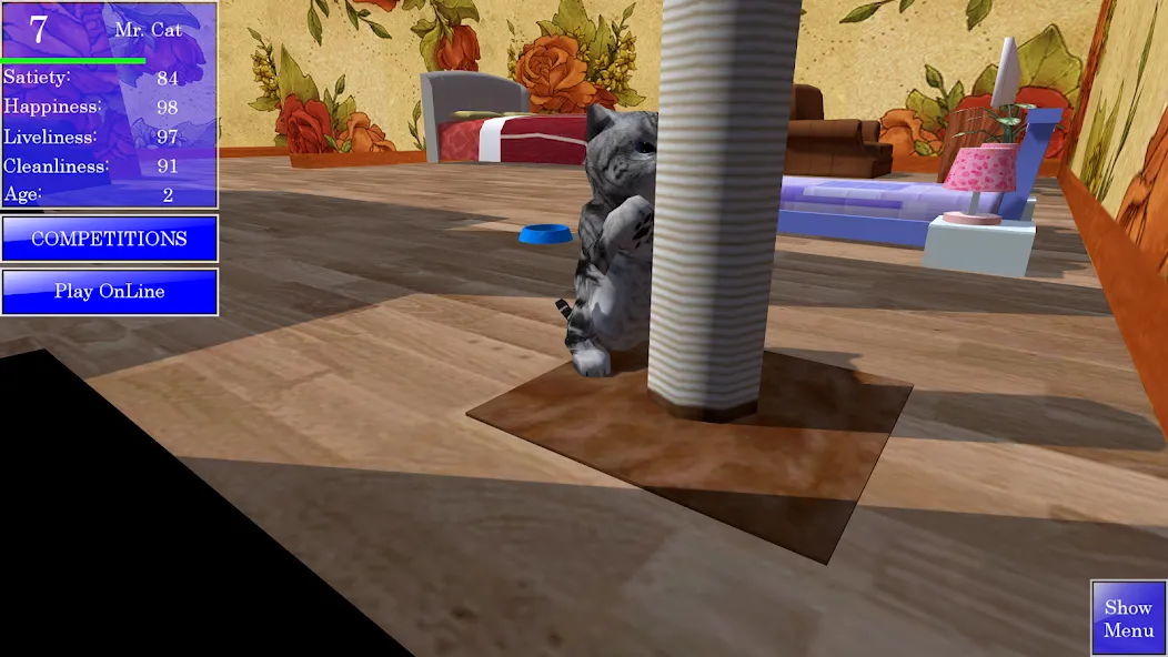 Скачать Cute Pocket Cat 3D — Много монет и все коты открыты — скриншот 5