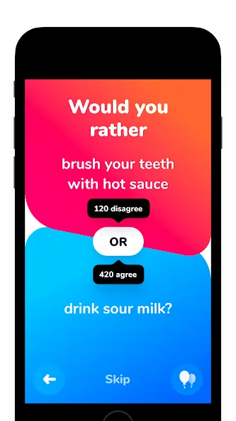 Dilemmaly - Would you rather? — Безлимитные дилеммы и все режимы — скриншот 5