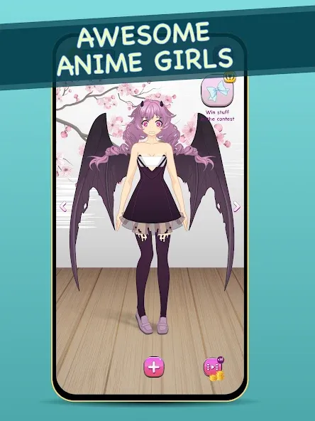 Взлом Anime Dress Up for Adults — Все наряды и аксессуары открыты — скриншот 1
