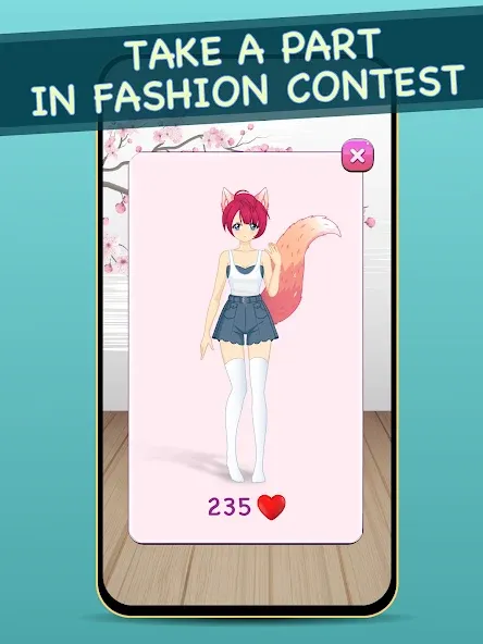 Взлом Anime Dress Up for Adults — Все наряды и аксессуары открыты — скриншот 5