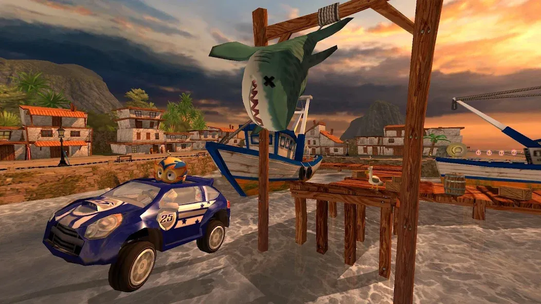 Скачать Beach Buggy Racing — Последняя версия (Безлимитные деньги и открыты все машины) — скриншот 5