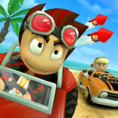 Скачать Beach Buggy Racing — Последняя версия (Безлимитные деньги и открыты все машины)