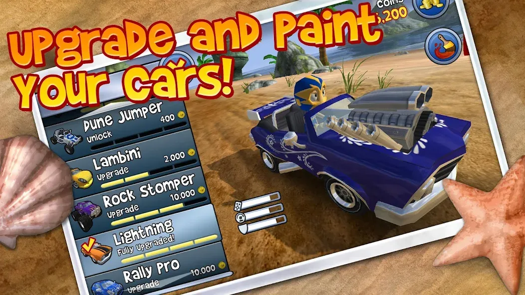 Beach Buggy Blitz на Андроид — Безлимитные монеты и все машины — скриншот 3 Beach Buggy Blitz на Андроид — Безлимитные монеты и все машины — скриншот 3