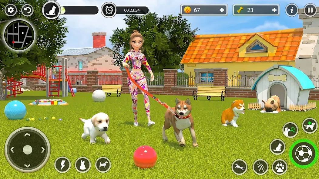 Dog Simulator Pet Dog Games 3D MOD — Безлимитные деньги и питомцы на Андроид — скриншот 5