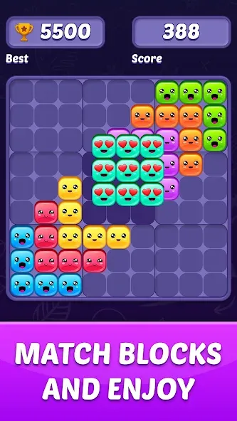 Скачать Block Puzzle Game (Мод: Без рекламы и бесконечные подсказки) на Андроид — скриншот 1 Скачать Block Puzzle Game (Мод: Без рекламы и бесконечные подсказки) на Андроид — скриншот 1